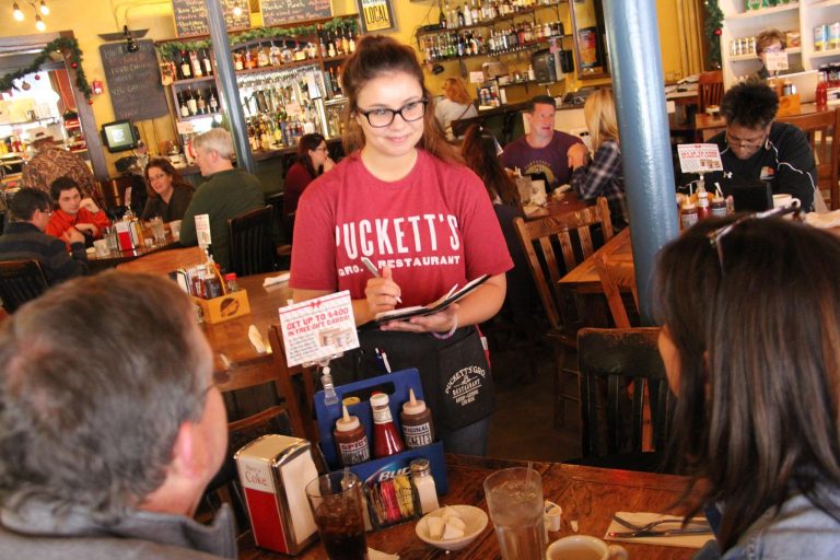 Server at Puckett's Grocery & Restaurant Downtown Franklin in